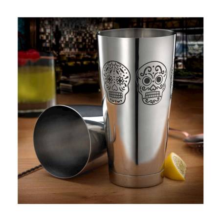 Boston equilibrado de 2 piezas con calaveras de acero inoxidable cl 55-82