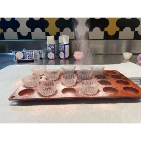 Feuilles de mini-muffins oblates