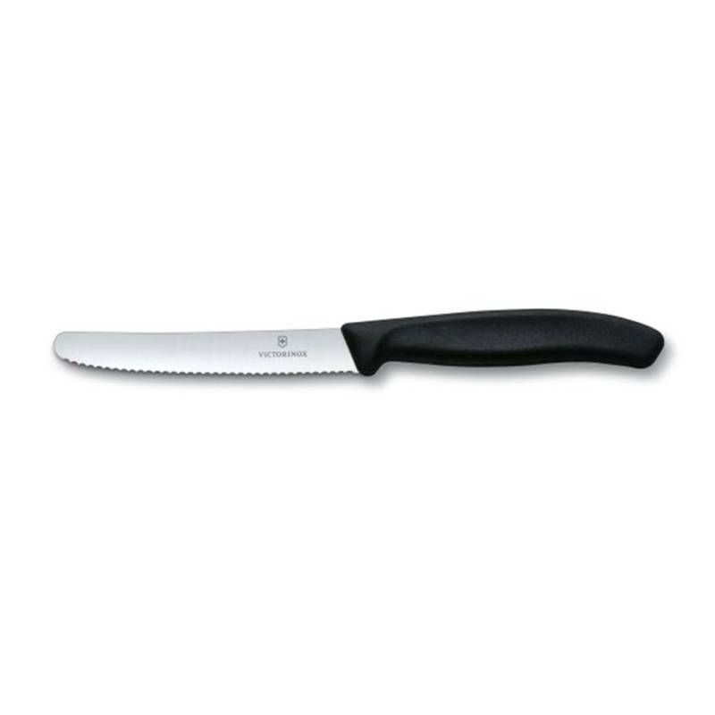 Cuchillo Victorinox de acero inoxidable con filo de sierra 10 cm