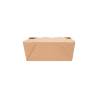 Envase americano de papel kraft antigrasa 15,2x12x6,5 cm