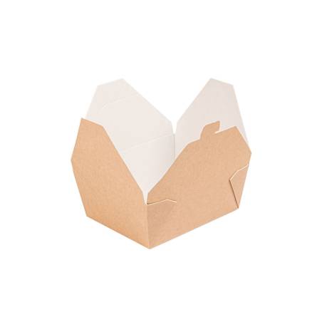Récipient en papier kraft américain sulfurisé 15.2x12x6.5 cm