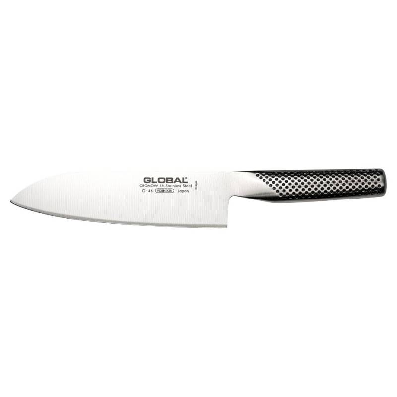 Couteau Santoku Global en acier inoxydable 18 cm