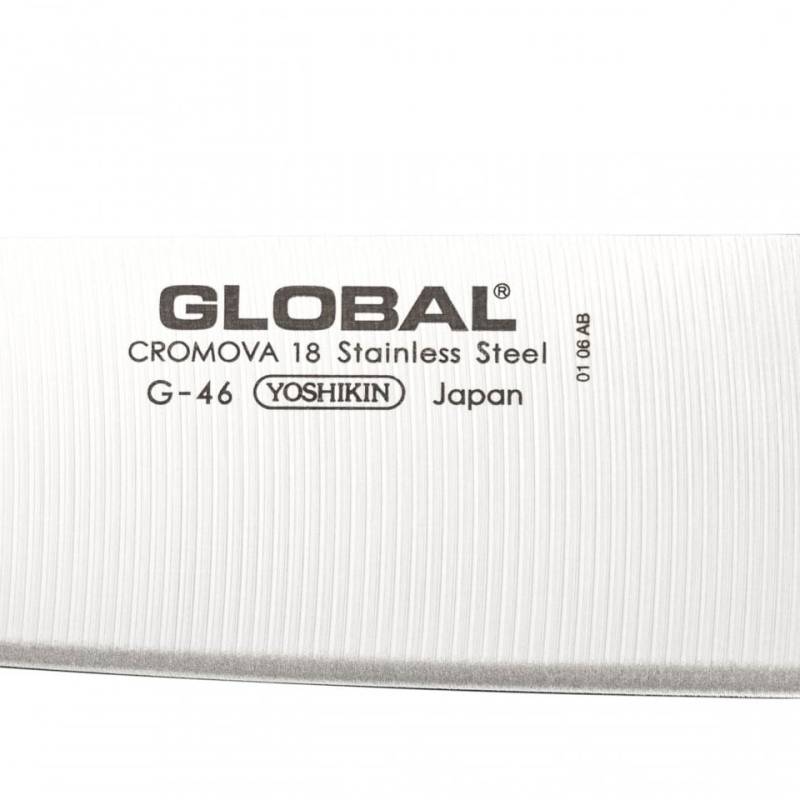 Couteau Santoku Global en acier inoxydable 18 cm