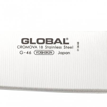 Couteau Santoku Global en acier inoxydable 18 cm