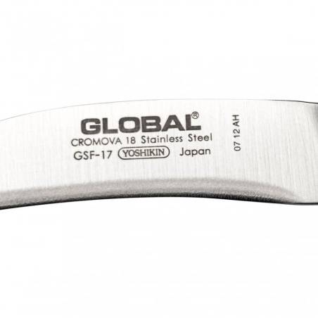 Couteau à éplucher incurvé Global en acier inoxydable 6 cm