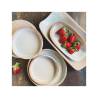 Bandeja Forager Robert Gordon Steelite en gres verde y avellana 23x12.4x5 cm