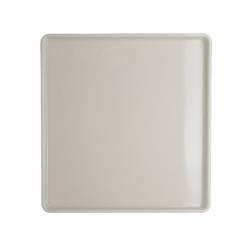 Nu Bento Box bandeja tapa en melamina blanca 26,5x25,5 cm