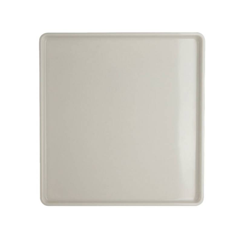 Nu Bento Box couvercle de plateau en mélamine blanche 26,5x25,5 cm