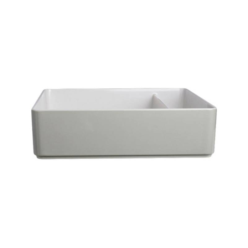 Nu Bento Box de melamina gris 26,5x25,5 cm