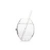 Barrique 100% Chef verre avec paille cl 50