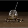 Barrique 100% Chef verre avec paille cl 50