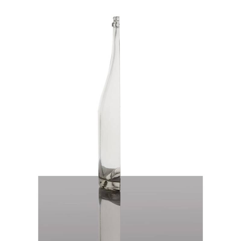 Assiette pour bouteille de champagne 100% Chef en verre transparent cl 25