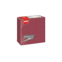 Serviette de table Shade en tissu aéré bordeaux 40x40 cm