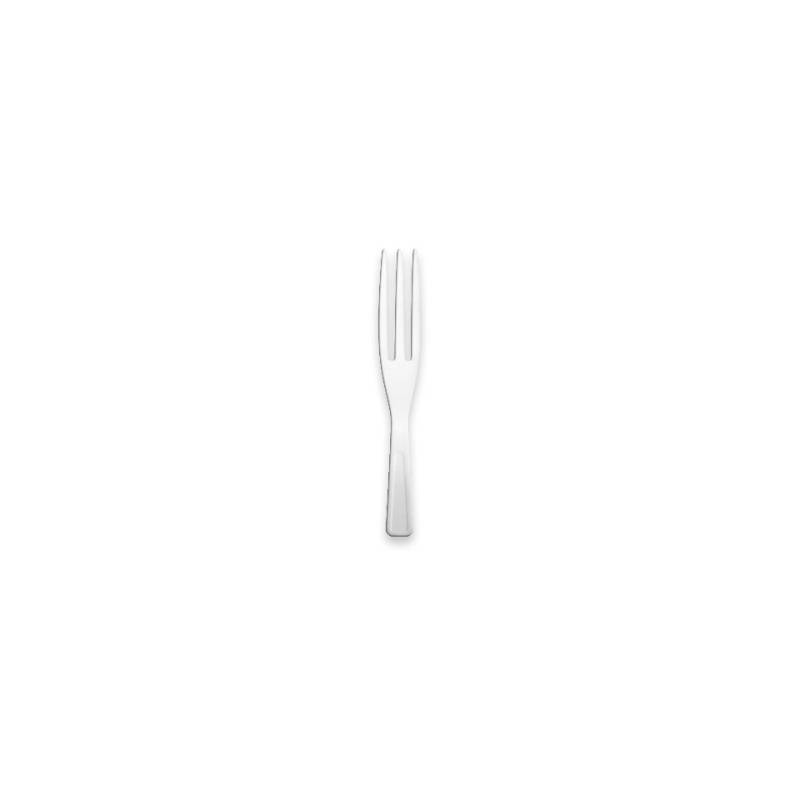 Mini fourchette Jungle 3 points en blanc cpla cm 8