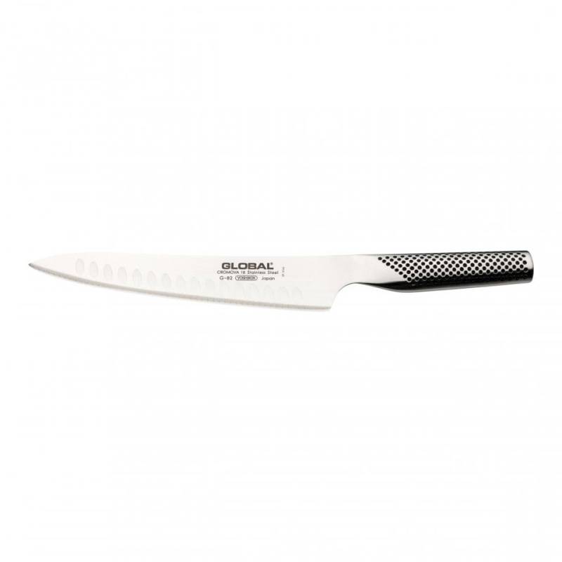 Cuchillo sushi global acero inoxidable hoja flexible 14,5 cm