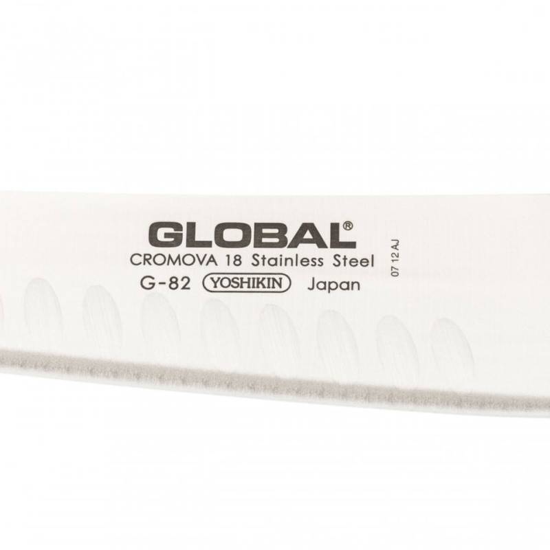 Cuchillo sushi global acero inoxidable hoja flexible 14,5 cm