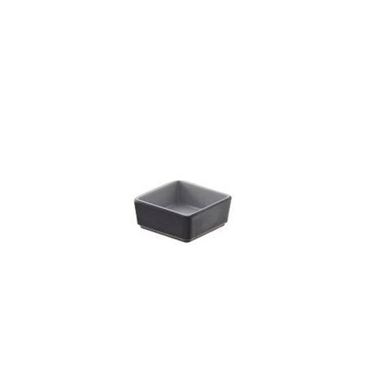 Tasse Tenerife en mélamine grise et noire 6,5x6,5x2,8 cm