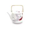 Crane teapot with white porcelain filter lt 1
