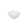 Ensaladera cuadrada Inmiron en melamina blanca cm 18x18x8,5