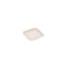 Soucoupe carrée en bagasse 6,6x6,6 cm