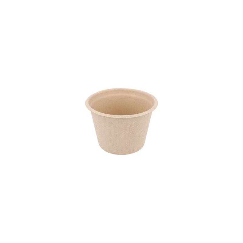 Taza redonda biónica en bagazo crudo cl 14