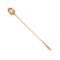 Cuchara perforada Biloxi Urban Bar de acero cobreado 34,5 cm