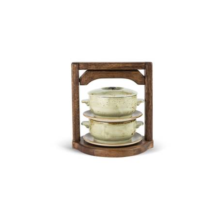 Steelite Creations Élévateur en bois Steelite 18x22,3 cm