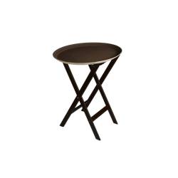 Porte-assiettes en bois noir cm 43x41x82