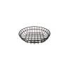 Panera redonda de metal alambre negro cm 20x5,1