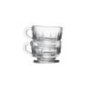 Taza de café de cristal Flore cl 10