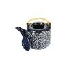 Mikasa Satori tetera de porcelana con decoración azul cl 50