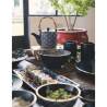 Mikasa Satori tetera de porcelana con decoración azul cl 50