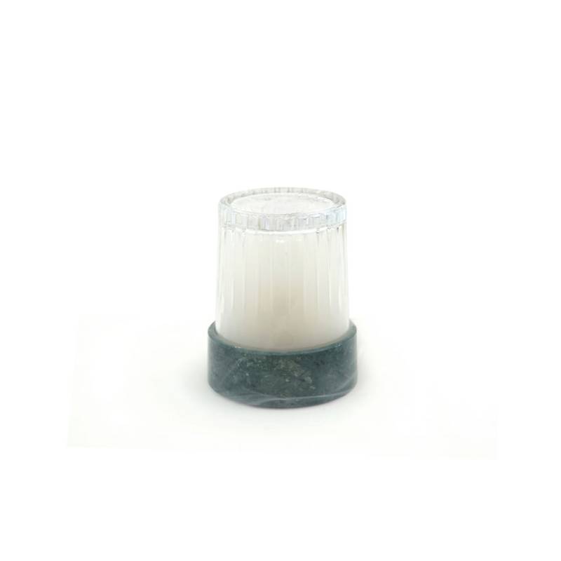 Ahumador de vidrio 100% Chef en mármol y latón 9,5 cm
