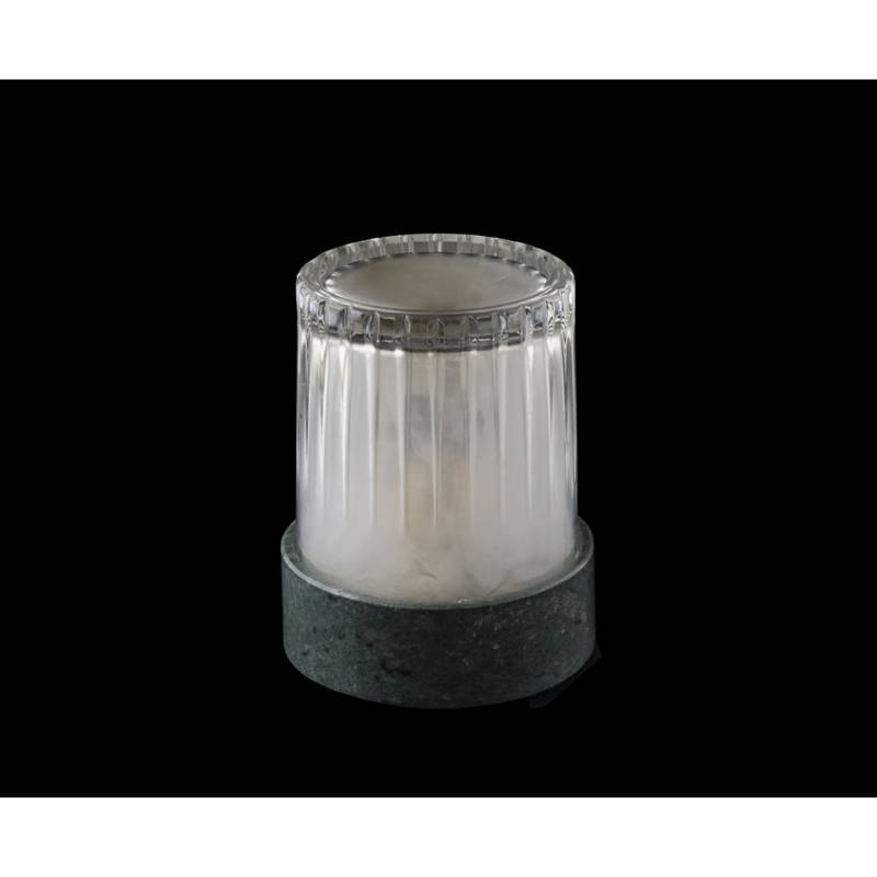 Ahumador de vidrio 100% Chef en mármol y latón 9,5 cm