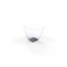 Vaso cuadrado ps transparente cl 5
