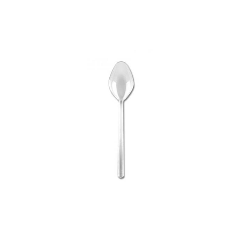 Cuchara ps transparente 9,5 cm