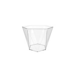 Gobelet diamant en ps transparent cl 10