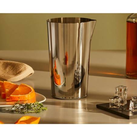 Alessi Boîte à mélange avec bec en acier inoxydable cl 75