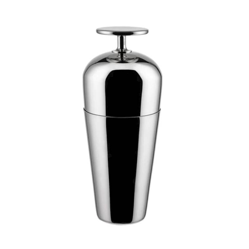 Alessi stainless steel parisienne 2-piece shaker cl 50