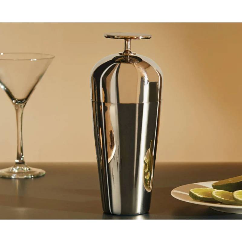 Alessi acero inoxidable parisienne coctelera de 2 piezas cl 50