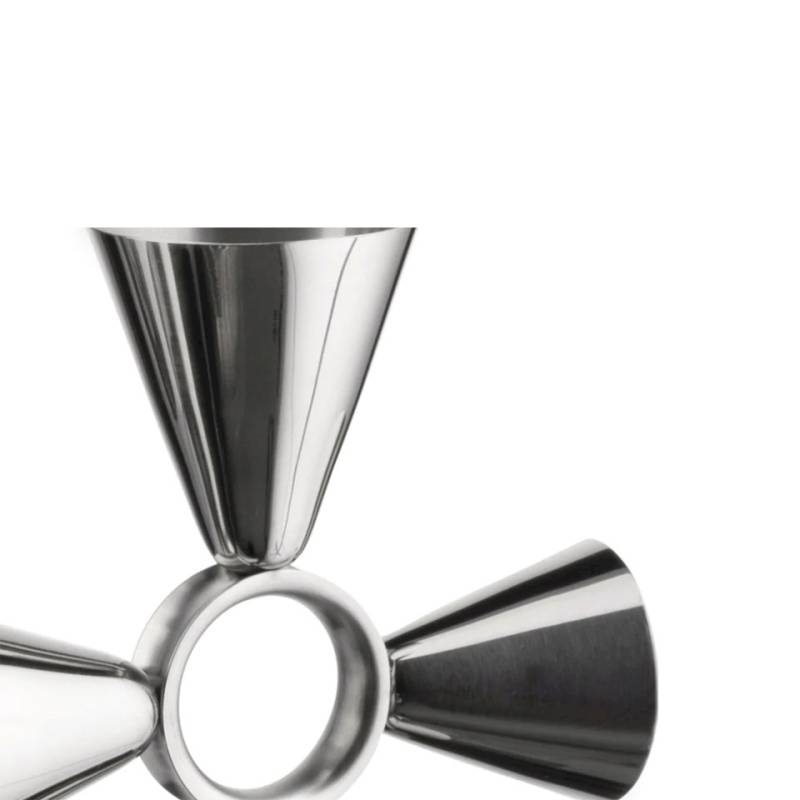 Alessi stainless steel Quadri Combo jigger measuring cup ml 15-30-40-60
