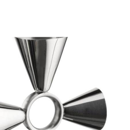 Vaso medidor de acero inoxidable Alessi Quadri Combo ml 15-30-40-60