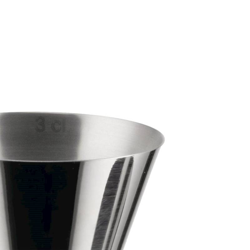 Vaso medidor de acero inoxidable Alessi Quadri Combo ml 15-30-40-60