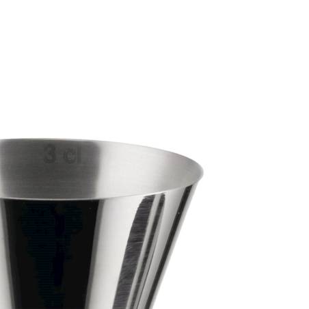 Alessi stainless steel Quadri Combo jigger measuring cup ml 15-30-40-60