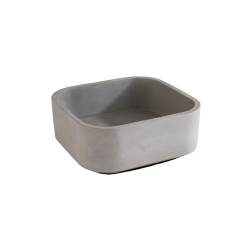 Table Caddy Elemento contenedor de hormigón 16,5x16x6,5 cm