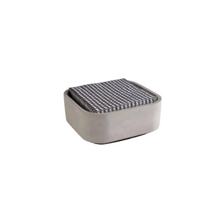 Table Caddy Elemento contenedor de hormigón 16,5x16x6,5 cm
