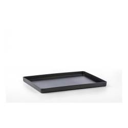 Buffet 2.0 plateau rectangulaire en pbt noir cm 40x30