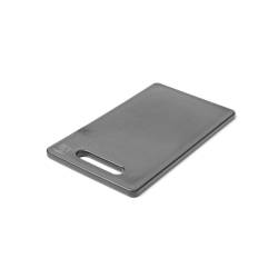 Tabla de cortar de polietileno de alta densidad negro 30x20x1 cm