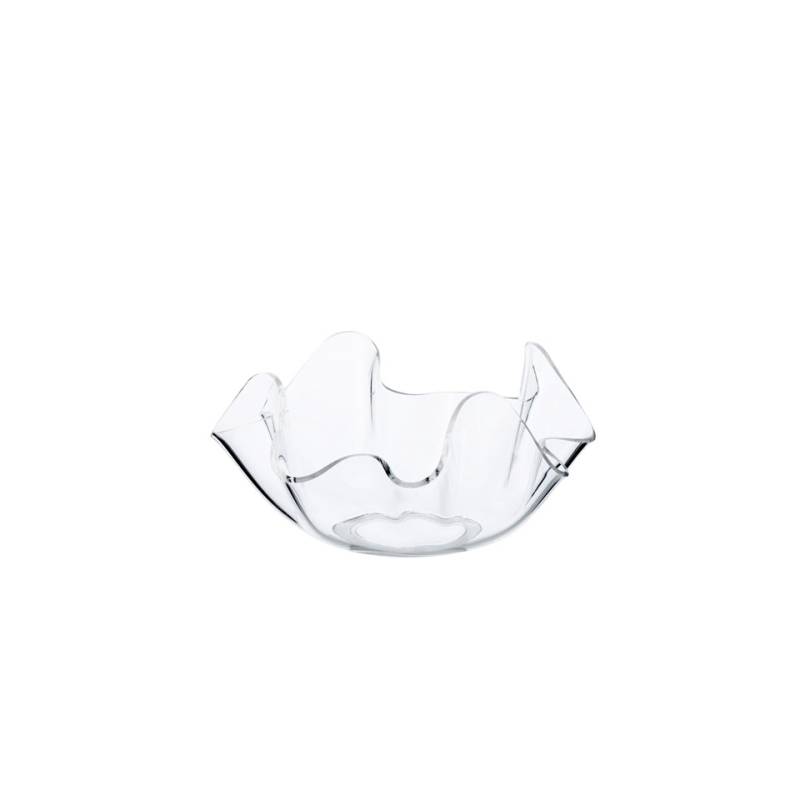 Cubo Wave acrílico transparente 20x9,5 cm