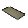 Plateau hôtel en aluminium noir avec set de table dollar moutarde cm 35x17